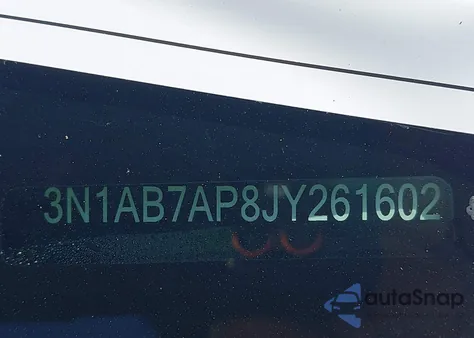 2018 Nissan Sentra Sv from USA, damaged, VIN 3N1AB7AP8JY261602